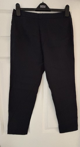 Navy linen blend - &,