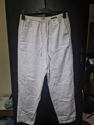 White wide leg - white,