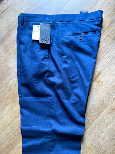 Men linen blend slim - h&m, men’s
