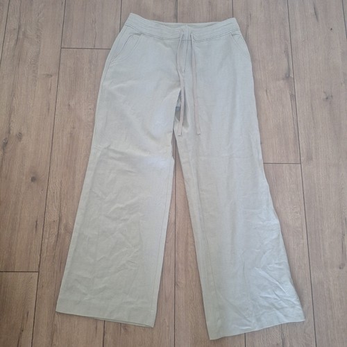 Linen blend trousers - m&s,