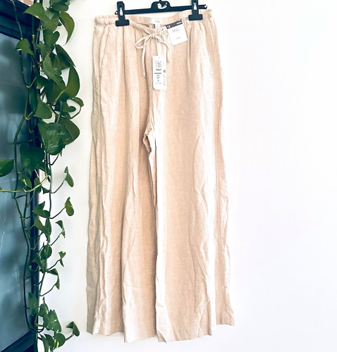 Women beige wide leg - women’s, wide-leg