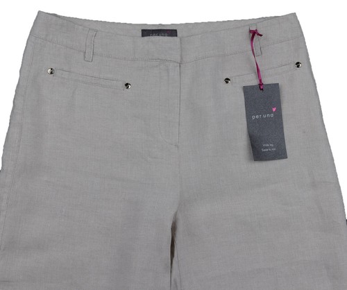 Linen wide leg trousers - linen,