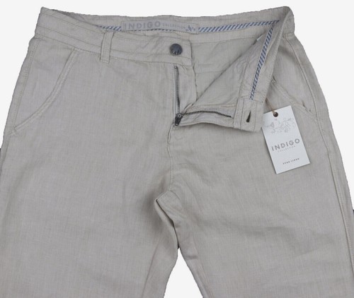 Linen trousers beige - linen,