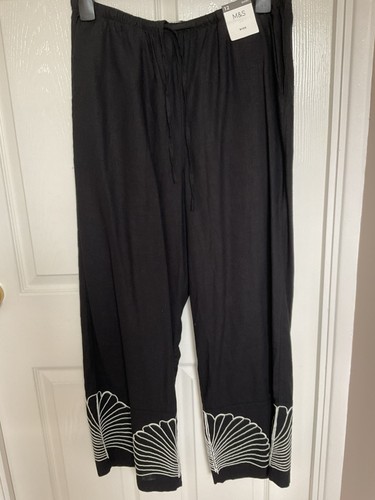 Bnwt new black linen - m&s, mix