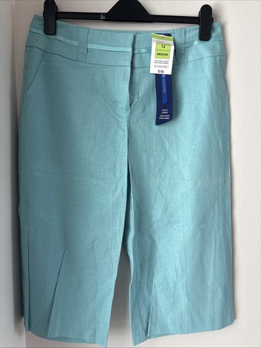 Bnwt linen trousers crop - m&s,