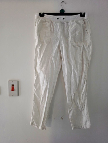 Spirit linen blend cropped - linen,