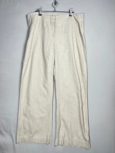 Vintage label beige linen - m&s,
