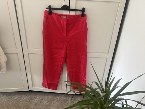 Linen cropped trousers - linen,