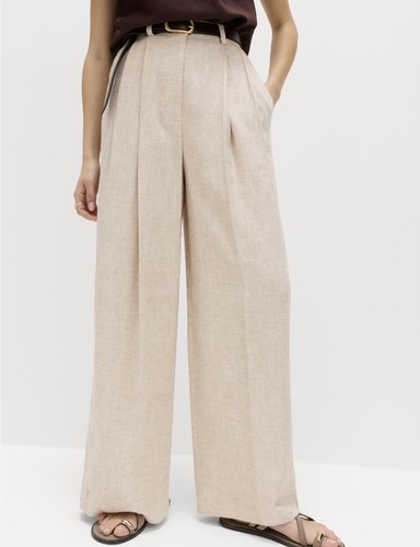 Oatmeal linen blend - m&s,